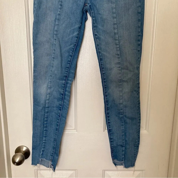 MADEWELL 9 Inch High-Rise Skinny Jeans: Seamed Step-Hem Edition Size 26 - Picture 7 of 11